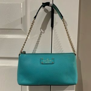 Turquoise Kate Spade handbag
